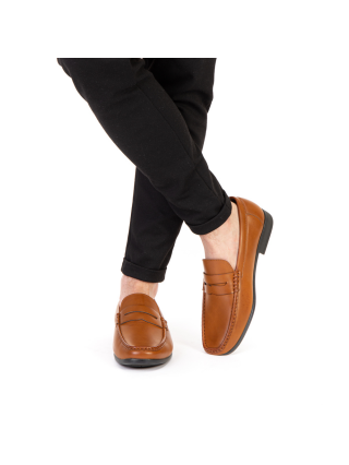 Мъжки стилни обувки, Мъжки обувки Eben камел - Kalapod.bg